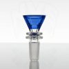 Turtle Time Glass 14mm Slide - Blue Dichro Over Cobalt view 1
