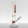 ZOB 14in OG Beaker - Orange Black Shatter view 4