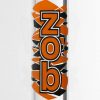 ZOB 14in OG Beaker - Orange Black Shatter view 6