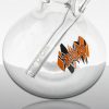 ZOB 14in OG Beaker - Orange Black Shatter view 5