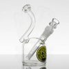 ZOB 75mm Bubbler - Green Black ZOB Circle view 4