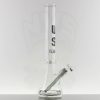 US Tubes 18in Beaker 55 - Ice Ring - 14-18mm Trans Black - Charcoal Logo view 4