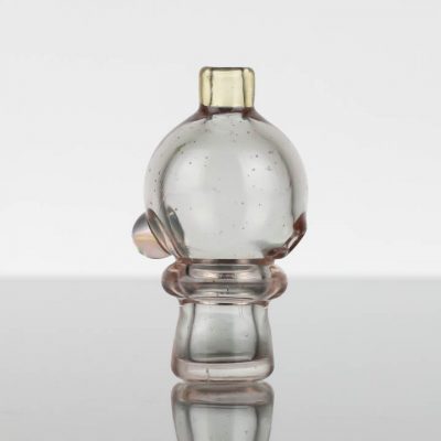Melting Owl - Opal Accented Bubble Cap - Peach to Hot Pink (UV)