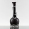 Noble Glass - 12in Black Grey - Glow-in-the-Dark Wrap and Base view 1