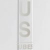 US Tubes - 17in Round Bottom 57 - Ice Ring - White DS - White Label view 7