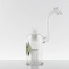 ZOB Large 8 Arm Bubbler - Green Black Shatter view 2