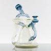 ManChild Glass - Double Spinner Recycler - Nova (UV) & Atomic Stardust (UV) view 1
