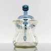 ManChild Glass - Double Spinner Recycler - Nova (UV) & Atomic Stardust (UV) view 5