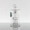 Moltn Glass 65mm Short 6arm Tree Bubbler - Green view 2