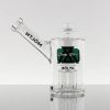 Moltn Glass 65mm Short 6arm Tree Bubbler - Green view 4