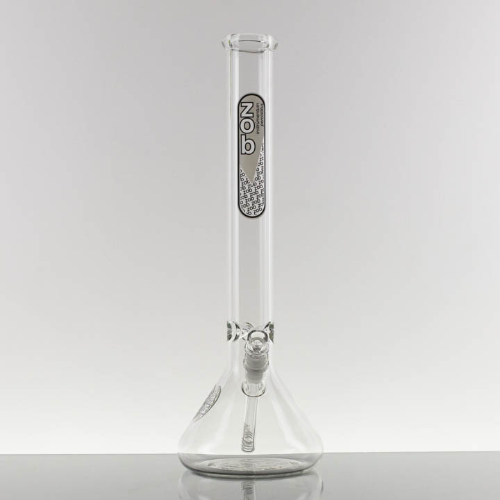 ZOB 18in OG Beaker - Black White Oval