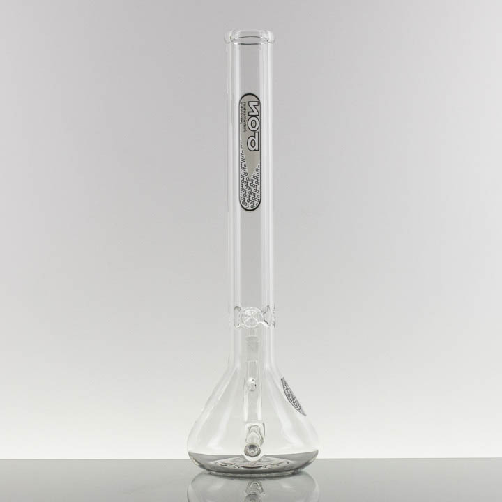 ZOB 18in Stemless Inline Beaker - White Black Oval 869776-220-1