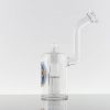 ZOB - Large 8 Arm Bubbler - Blue Yellow Circle view 3