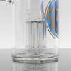 ZOB - Large 8 Arm Bubbler - Blue Yellow Circle view 5