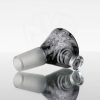 Koji Glass 14mm Single Hole Slide - Greyscale Outlines view 3
