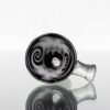 Koji Glass 14mm Single Hole Slide - Greyscale Outlines view 4
