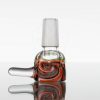 Paul Long Worked Tini 14mm Slide - Orange - Steel Wool - Black & White view 2