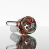 Paul Long Worked Tini 14mm Slide - Orange - Steel Wool - Black & White view 4