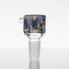 Paul Long Worked Tini 14mm Slide - Purple - Blue -  Black - Orange - Yellow view 1