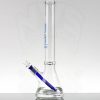 US Tubes 17in 5mm Beaker 2.0 w/ Constriction - White&Blue Outline view 3