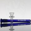 US Tubes 17in 5mm Beaker 2.0 w/ Constriction - White&Blue Outline view 7