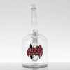 ZOB 110M Fixed Bubbler - Red Black Shatter view 2