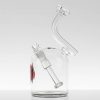 ZOB 110M Fixed Bubbler - Red Black Shatter view 3