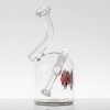 ZOB 110M Fixed Bubbler - Red Black Shatter view 4