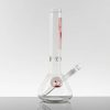ZOB 14in OG Beaker - Red Frost Stripes view 4