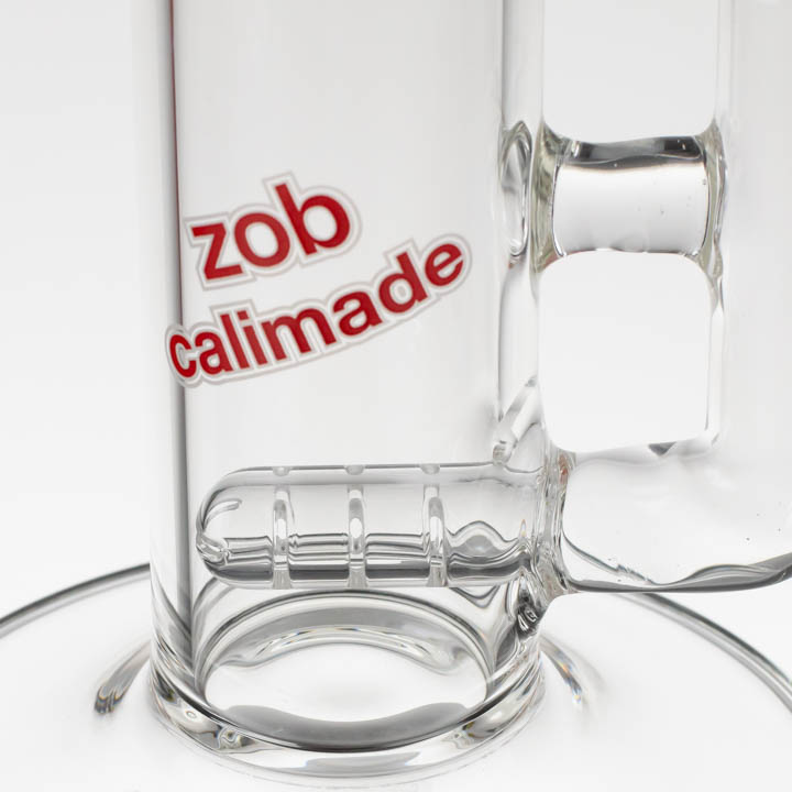 ZOB 14in Stemless Straight - Red Frost Shatter