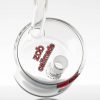ZOB Fat Boy Bubbler 18mm - Red Black Polygons view 6