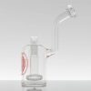 Zob Large Circ Bubbler - Red Frost Circle view 3