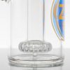 Zob Large Circ Bubbler - Trans Blue Yellow Stars view 5