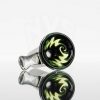 Koji Glass 18mm single hole slide - Mean Green view 2