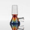 Koji Glass 18mm single hole slide -Rainbow view 3