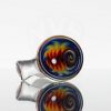 Koji Glass 18mm single hole slide -Rainbow view 5