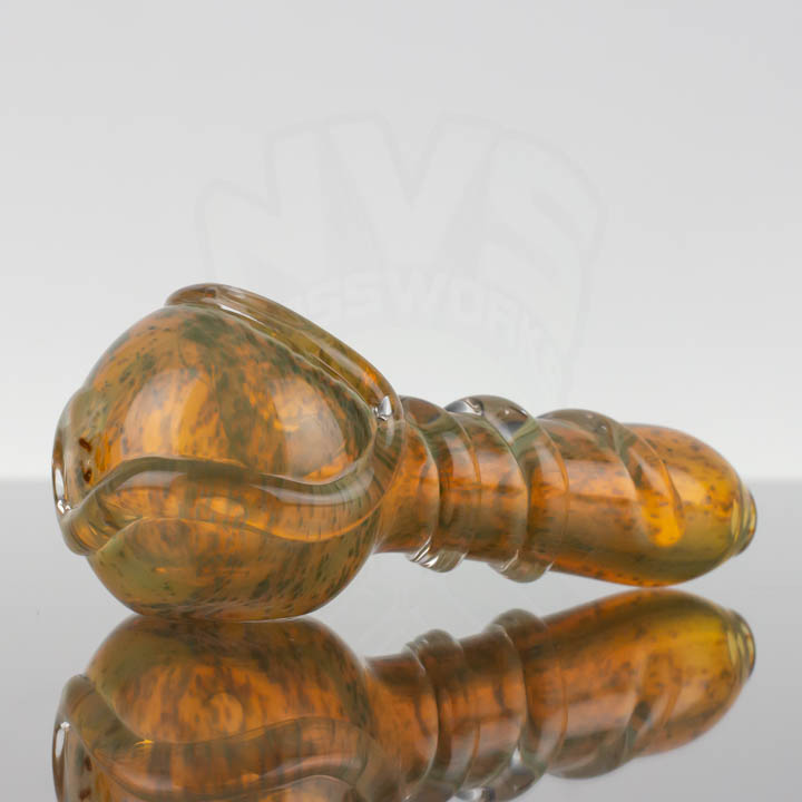Paul Long Dry Pipe Spoon - Green Fume