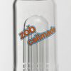 ZOB 18in Fixed to 8arm Tree Beaker - Blue Orange Stripes view 6