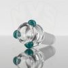 HVY Mini Bubble Beaker w Color Lip - Lt Blue & Green view 8