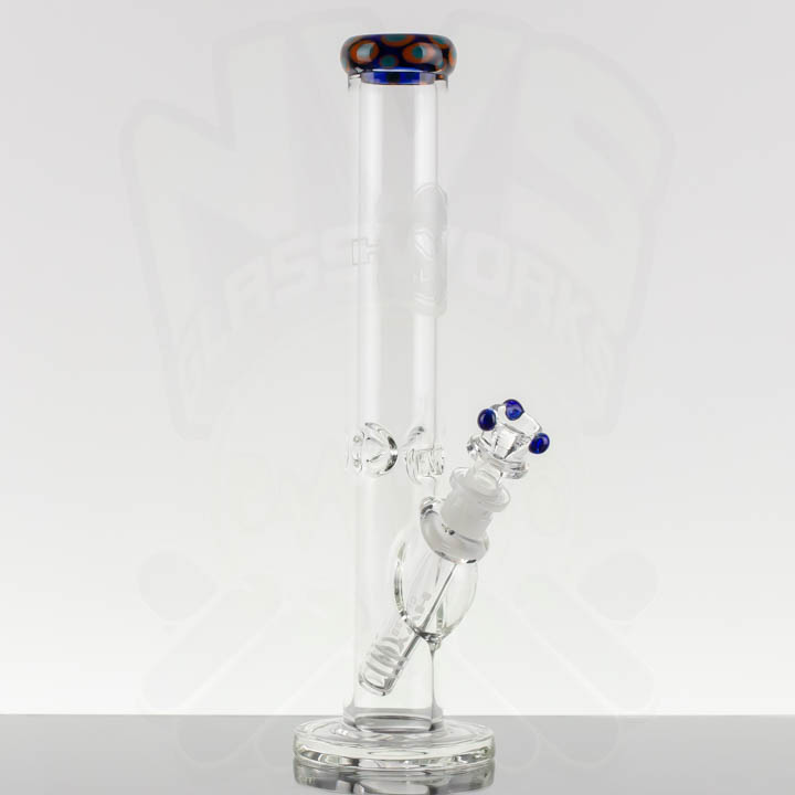 HVY Mini Straight w Color Lip - Cobalt & Orange