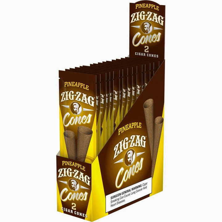 Zig Zag CONES Pineapple - 2 pack