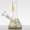 Blowfish Glassworks - Wrap n Rake Beaker - Light Green - Orange Label view 3