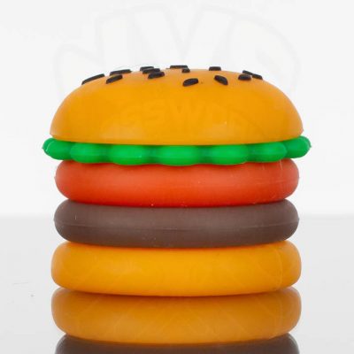 Silicone Burger Dab Container