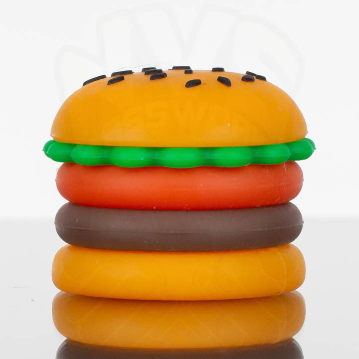 Silicone Burger Dab Container