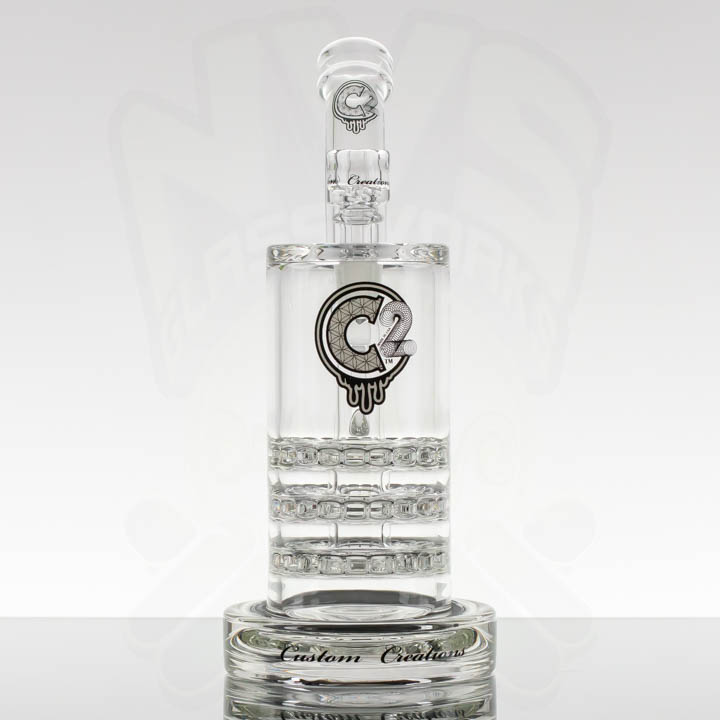 C2 Custom Creations - 65mm Triple Ratchet Bub - Flower of Life