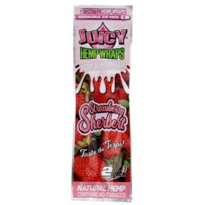 Juicy Hemp Wraps - Strawberry Sherbert