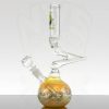Blowfish Glassworks - Zig Zag Bubble Bottom - Green view 4