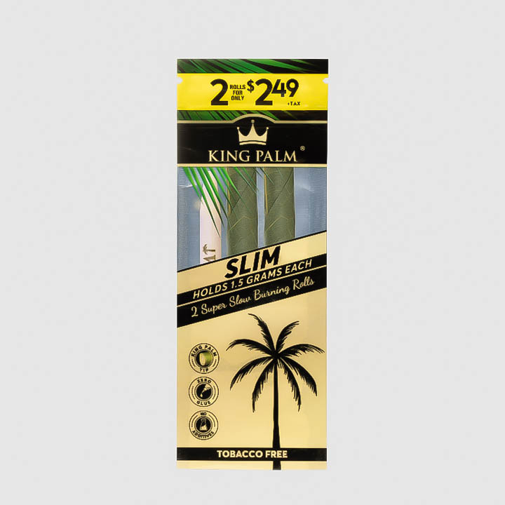 King Palm 2 Slim Rolls