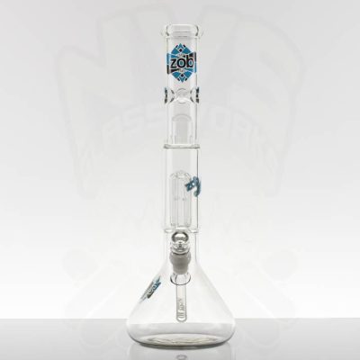 ZOB Mini 4Arm Beaker - Blue Black Polygons