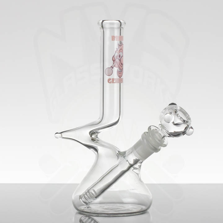 Blowfish Glassworks - Spike Beaker - Pink